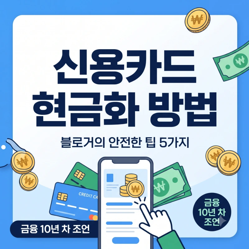 신용카드 현금화 방법