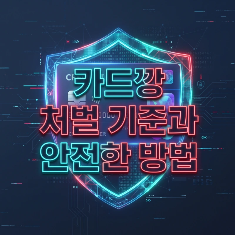 카드깡 걸리면
