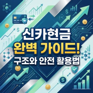 3가지로 끝내는 신카현금 구조와 안전 사용법!