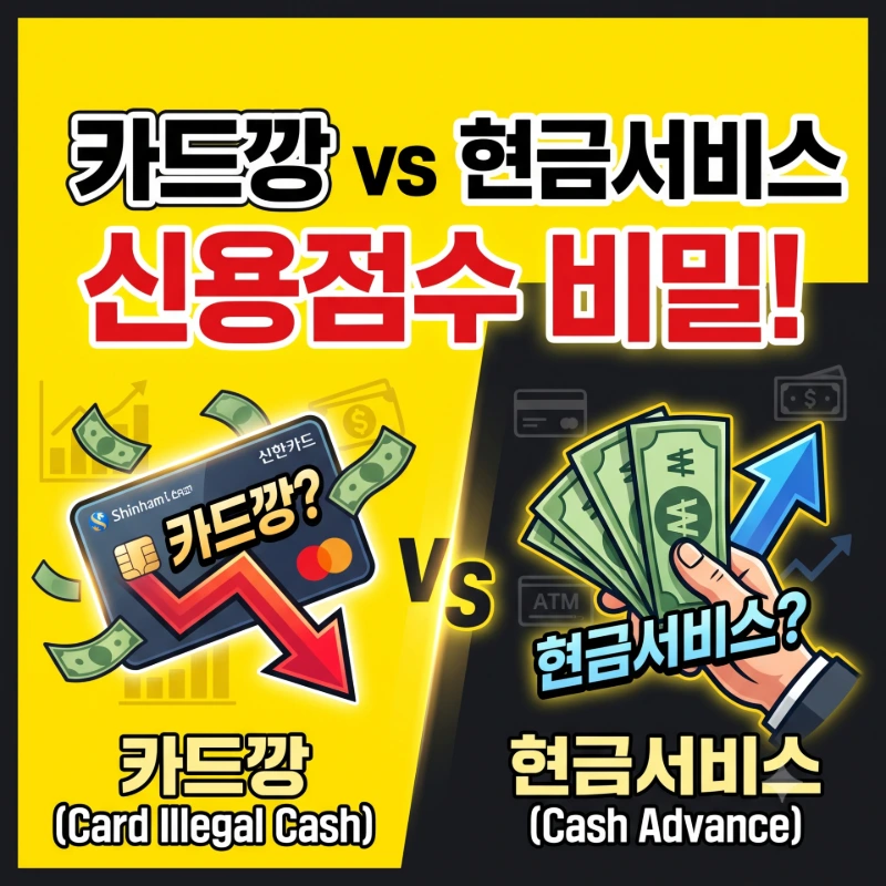 카드깡 현금서비스 완벽비교