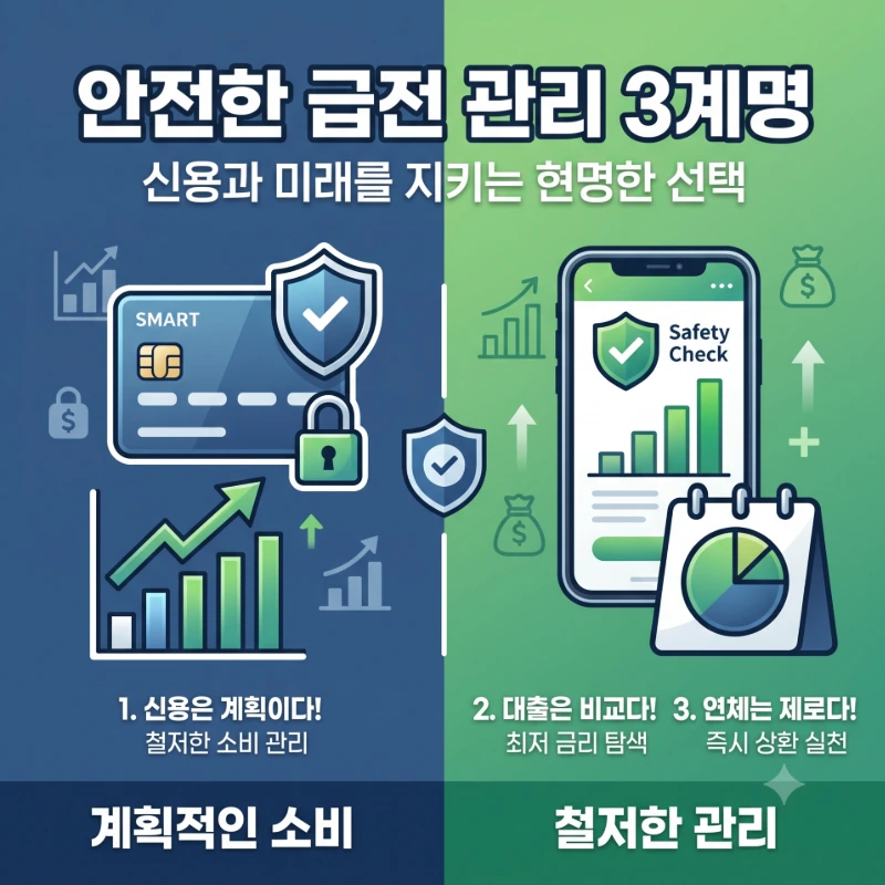 카드깡 현금서비스 관리 3계명